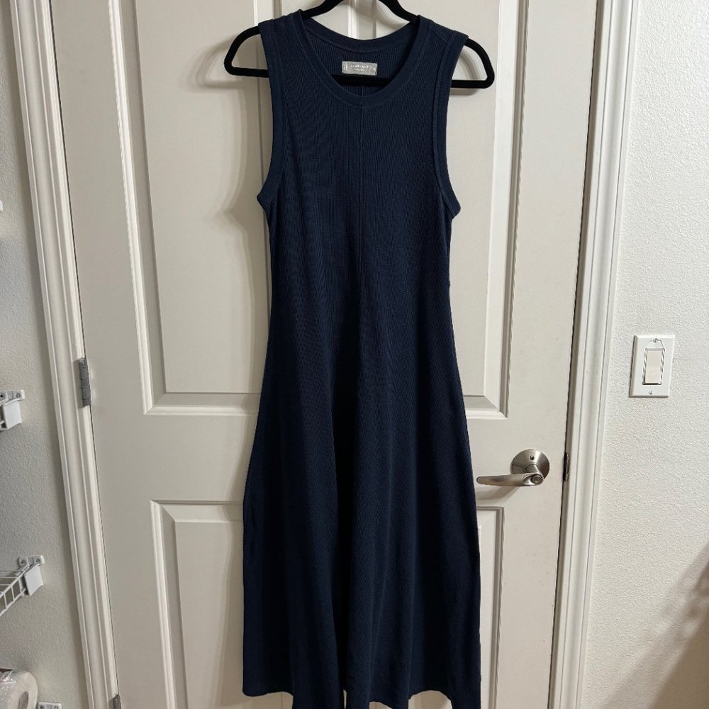 Everlane Waffle Tank Dress Navy Size M